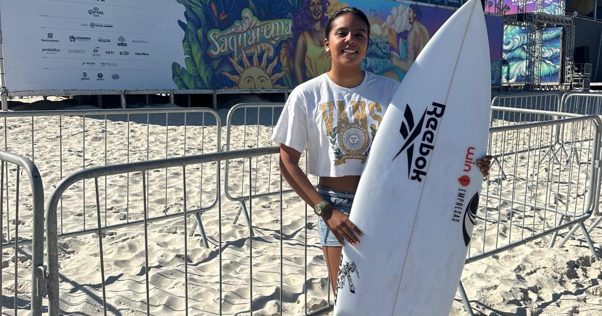 Surfista nacional Arena Rodríguez venció a la número 1 del ranking mundial en Brasil