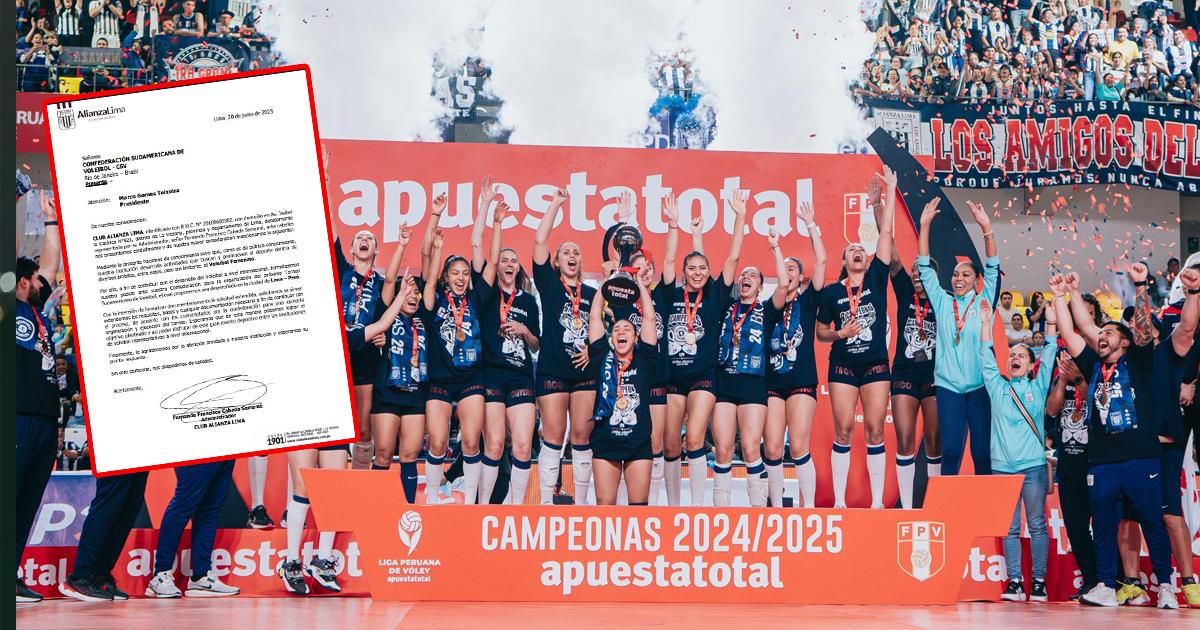 Alianza ya solicitó a CSV que próximo Sudamericano de clubes de voleibol se juegue en Lima