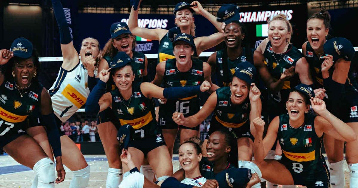 ¡Supercampeonas! Italia venció a Brasil y se quedó con la Liga de Naciones de vóley femenino