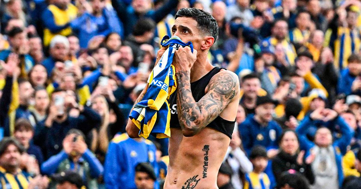 (VIDEO) Di María anotó en su regreso a Rosario Central, pero también sufrió lesión