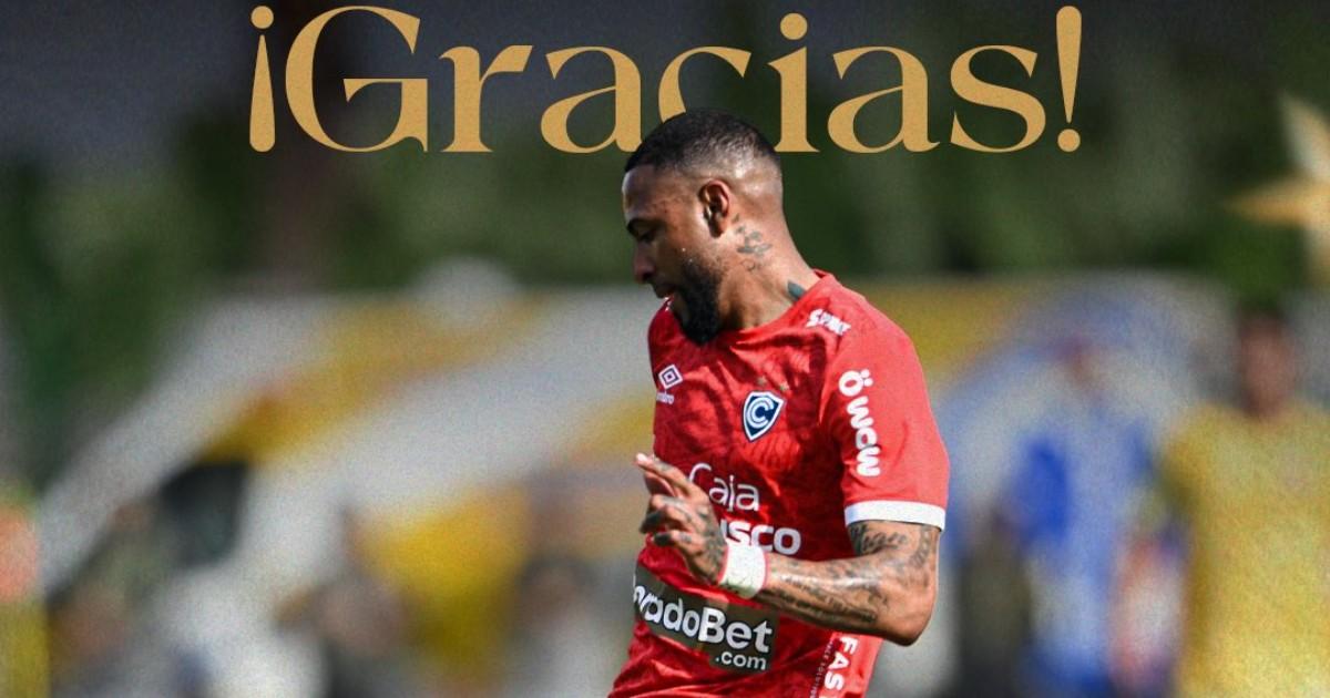 Cienciano se despidió de Alexi Gómez
