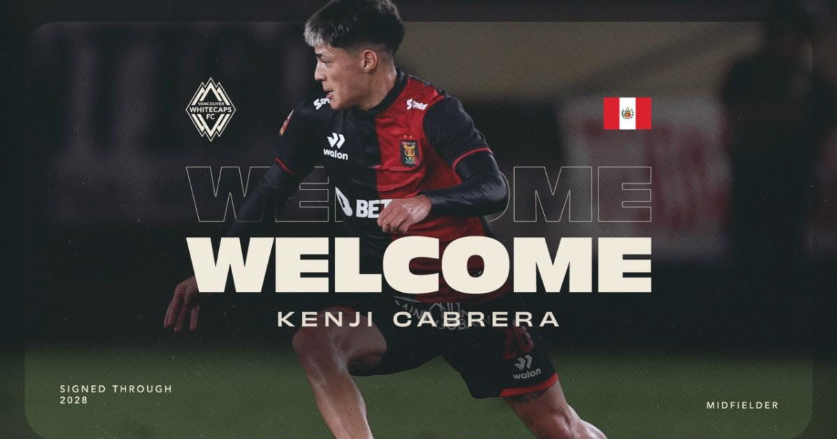 Vancouver Whitecaps le dio la bienvenida a Kenji Cabrera