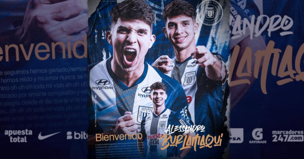 Alianza Lima oficializó el fichaje de Alessandro Burlamaqui por tres temporadas