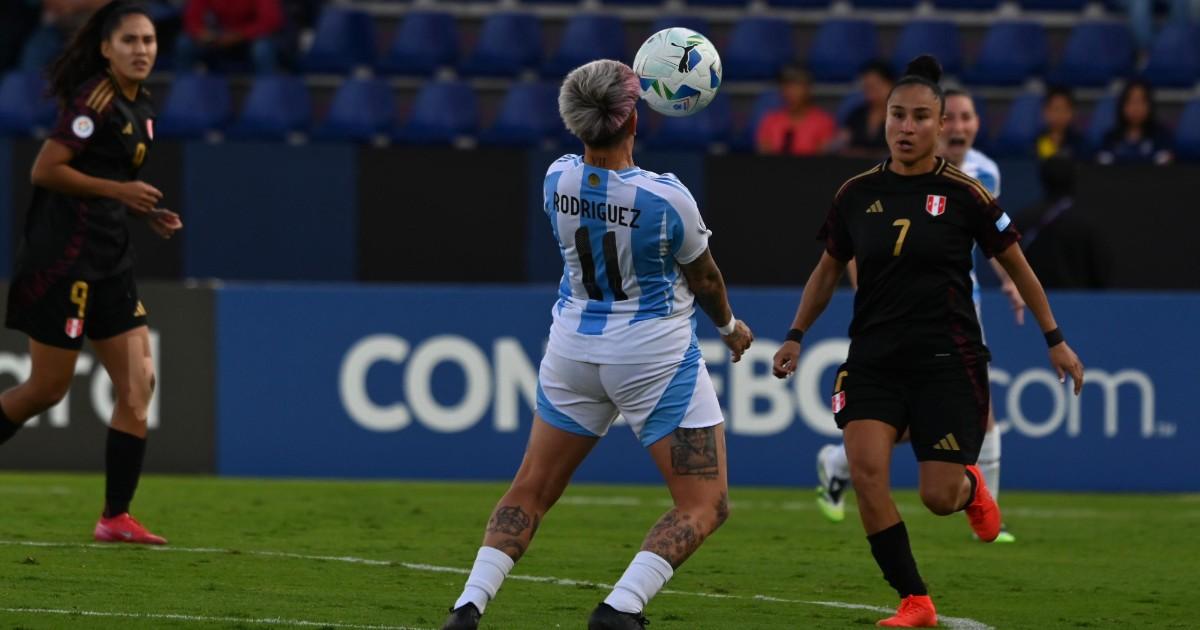 Perú perdió ante Argentina en su despedida de la Copa América Femenina
