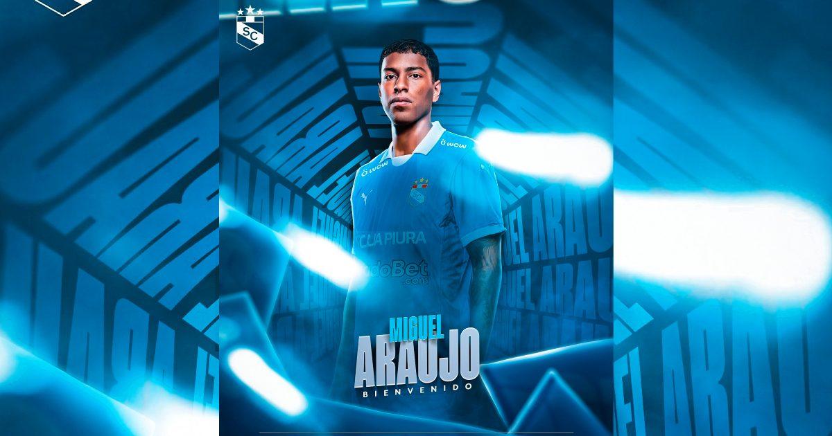 (FOTOS) ¡Se puso la celeste! Sporting Cristal le dio la bienvenida a Miguel Araujo
