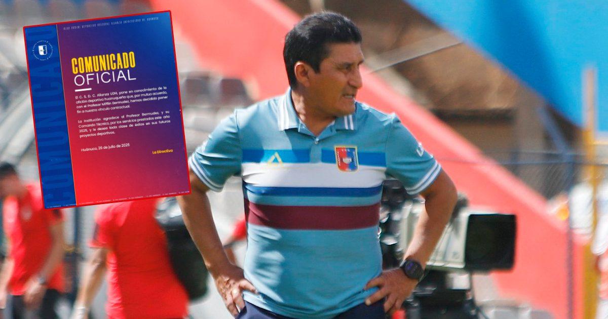 Alianza UDH despidió a Mifflin Bermudez