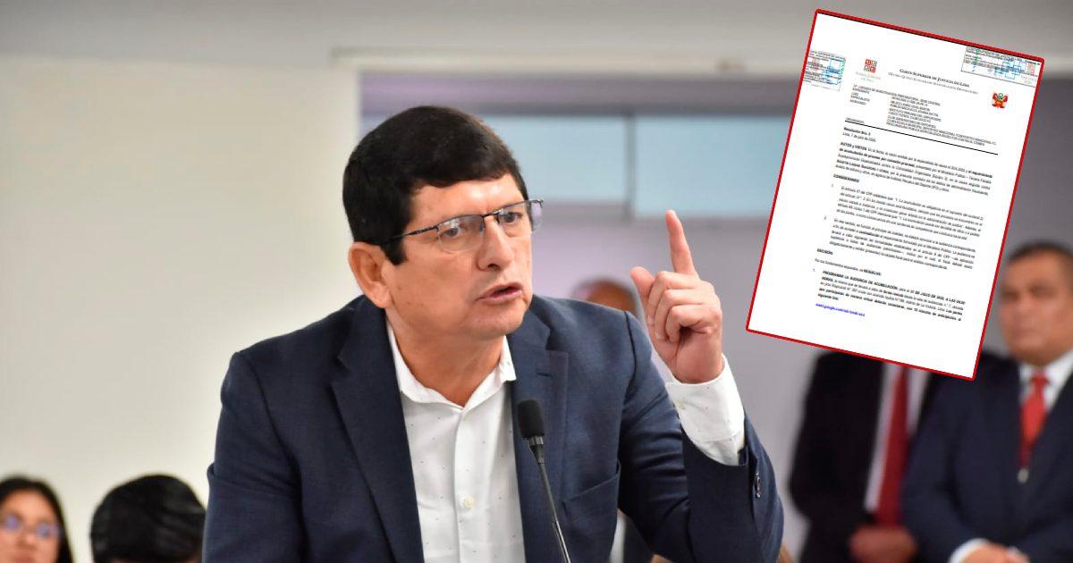 Corte Superior de Justicia programó audiencia de Agustín Lozano este 31 de julio