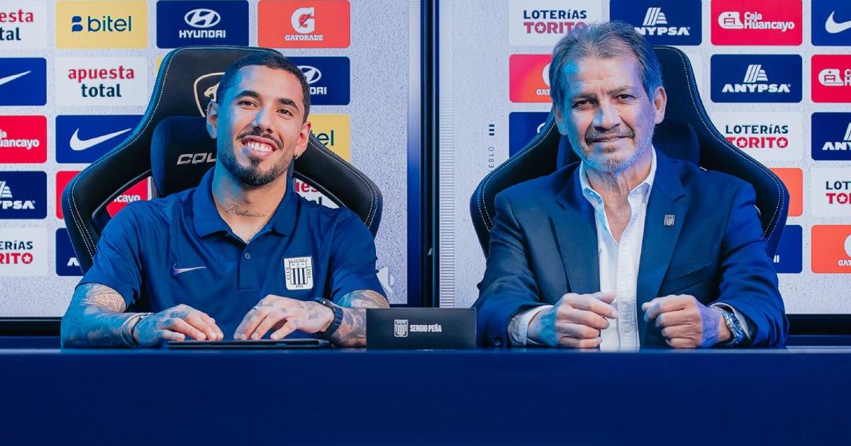 (VIDEO) ¡Y un día volvió a casa! Sergio Peña fue oficializado como refuerzo de Alianza Lima