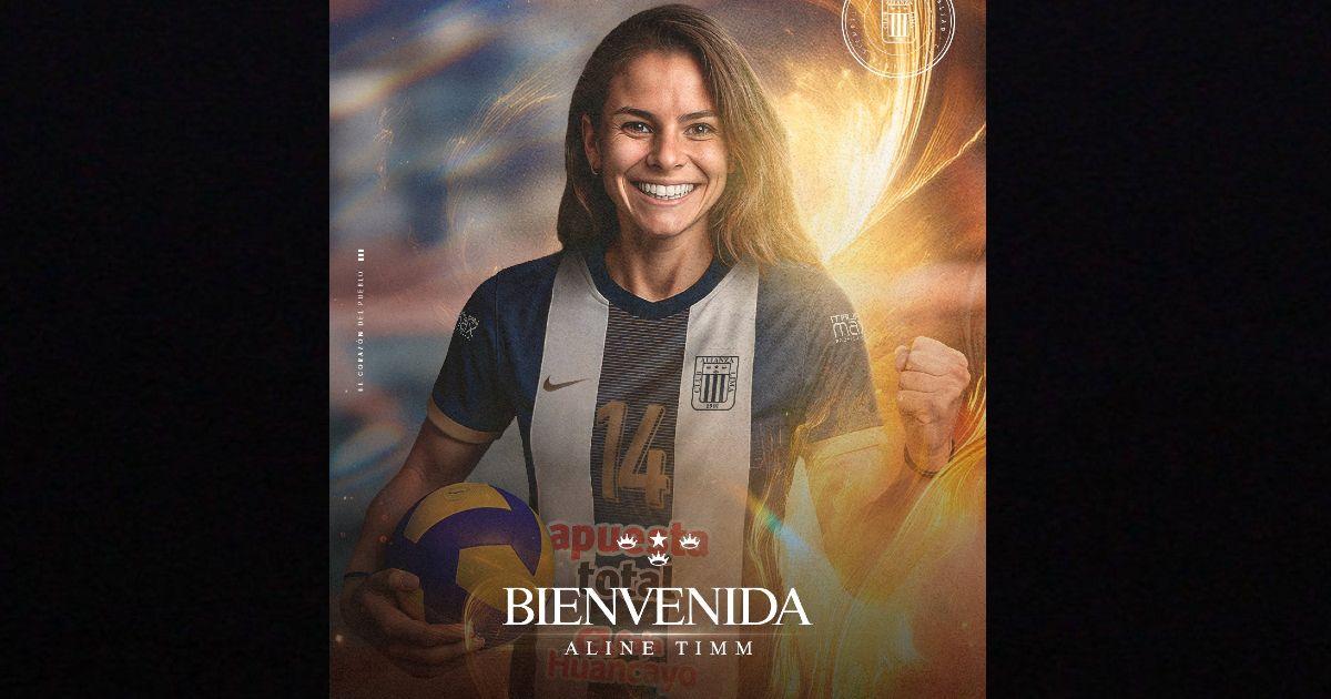 Portuguesa Aline Timm es nueva jugadora de Alianza Lima