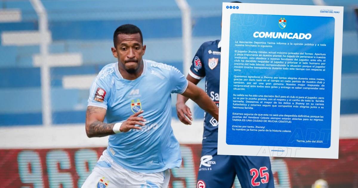 Vidales rescindió su contrato con ADT