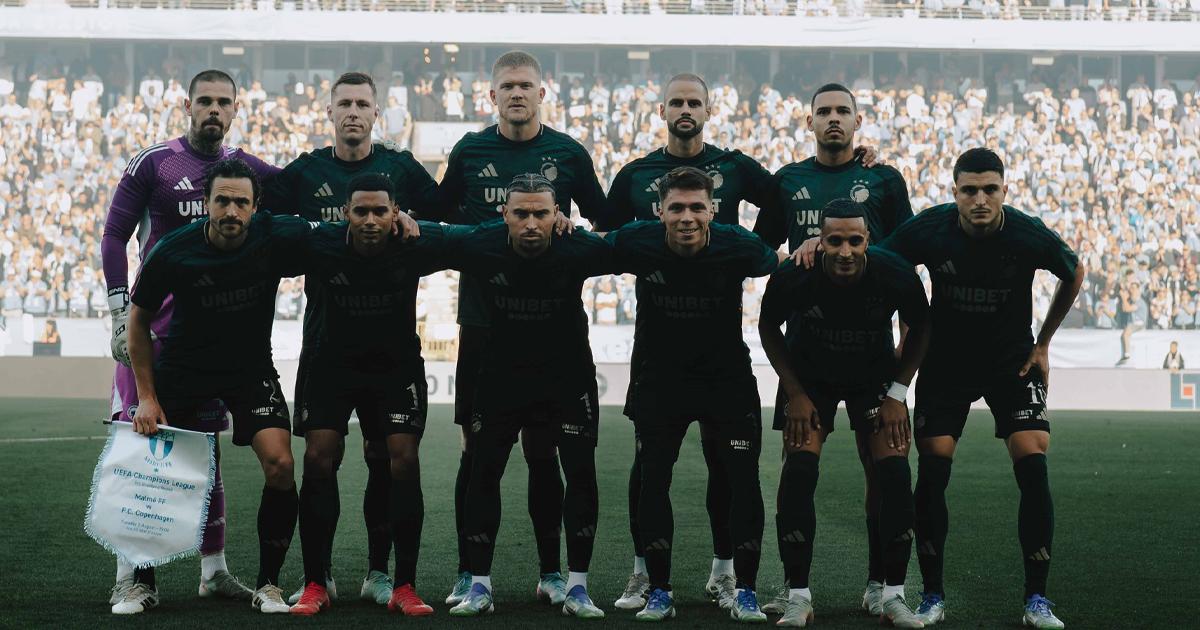 ¡Sueña con jugar la Champions League! López jugó en empate del Copenhague ante Malmö en Suecia