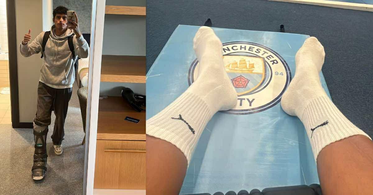 ¡Qué mala suerte! Kluiverth Aguilar sufrió rotura del tendón de Aquiles entrenando con reserva del City