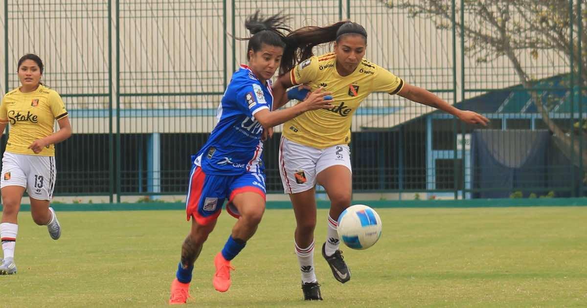 ¡No se sacaron diferencias! Mannucci y FBC Melgar igualaron 1-1 en Liga Femenina