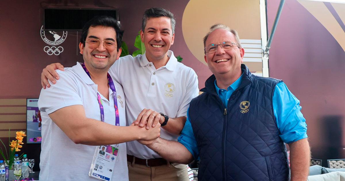(FOTOS) Presidente del COP tuvo encuentro con el presidente de Paraguay en Asunción 2025