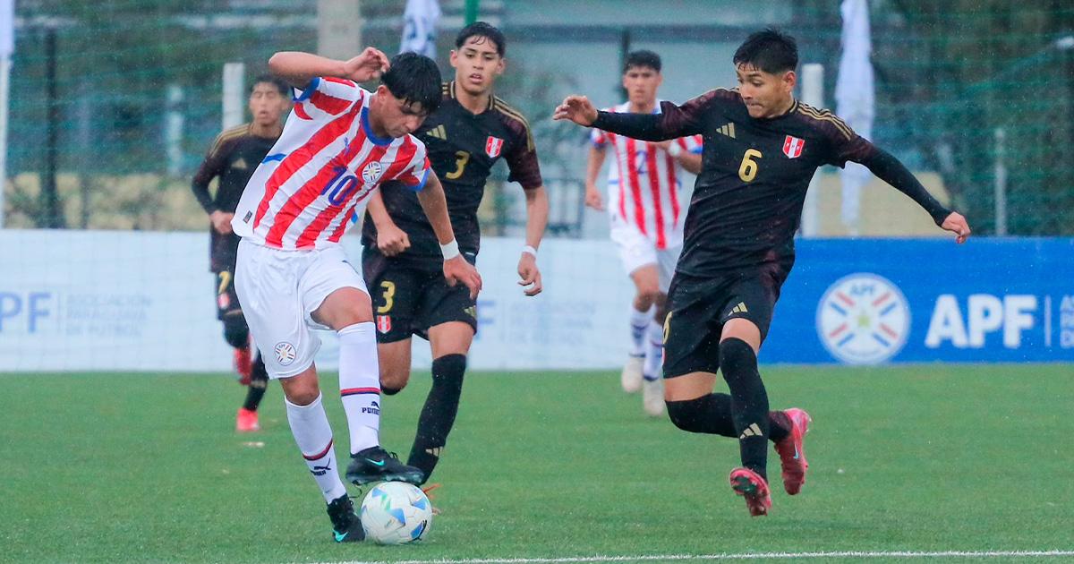 (FOTOS) Selección peruana Sub 15 igualó 1-1 ante Paraguay en amistoso