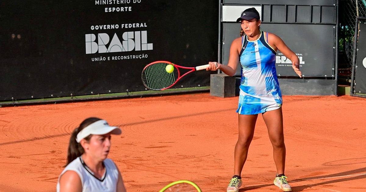 Romina Ccuno clasificó a la final en dobles del W15 Santiago