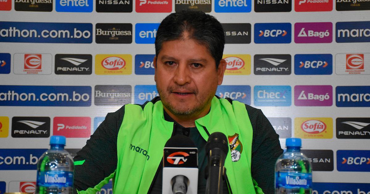 DT de Bolivia: "Estamos con vida y vamos a luchar as el final"