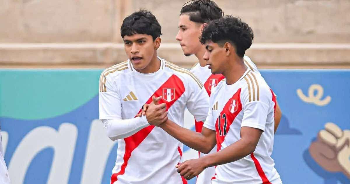 (FOTOS) Selección peruana Sub 18 venció por 3-1 a Guatemala en amistoso