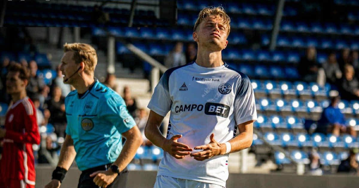 Navea tuvo minutos en la derrota del Vendsyssel FF por la Segunda división danesa