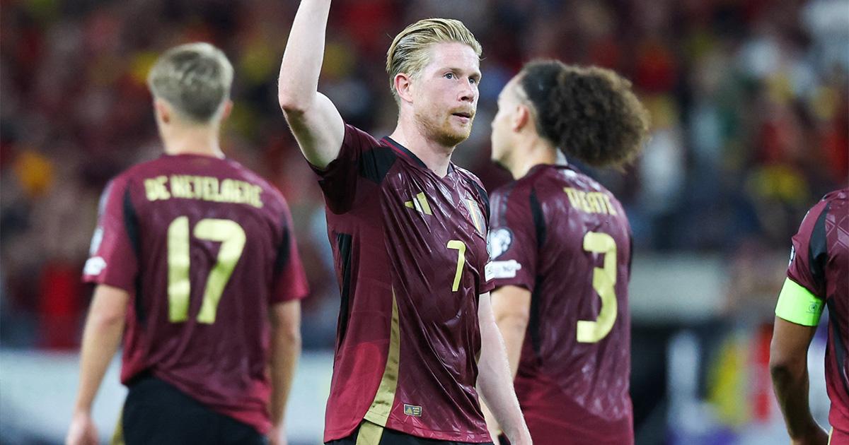 Bélgica goleó 6-0 a Kazajistán y no se despega de la cima en Clasificatorias europeas