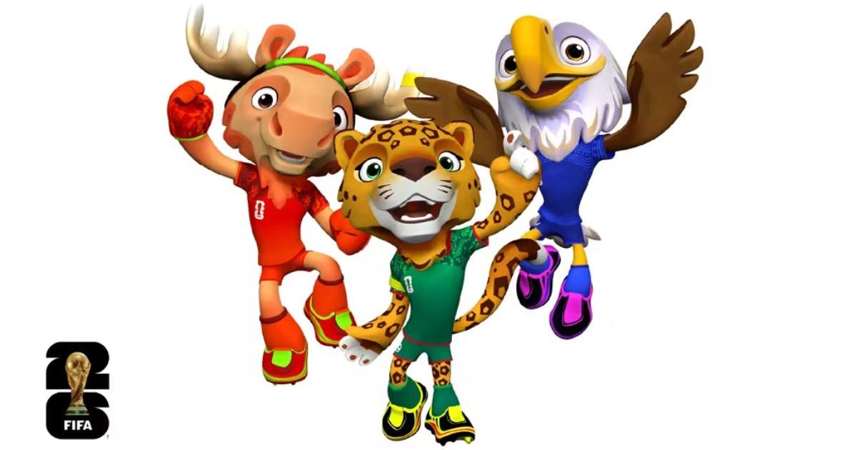  Se develó detalles de las mascotas del Mundial 2026