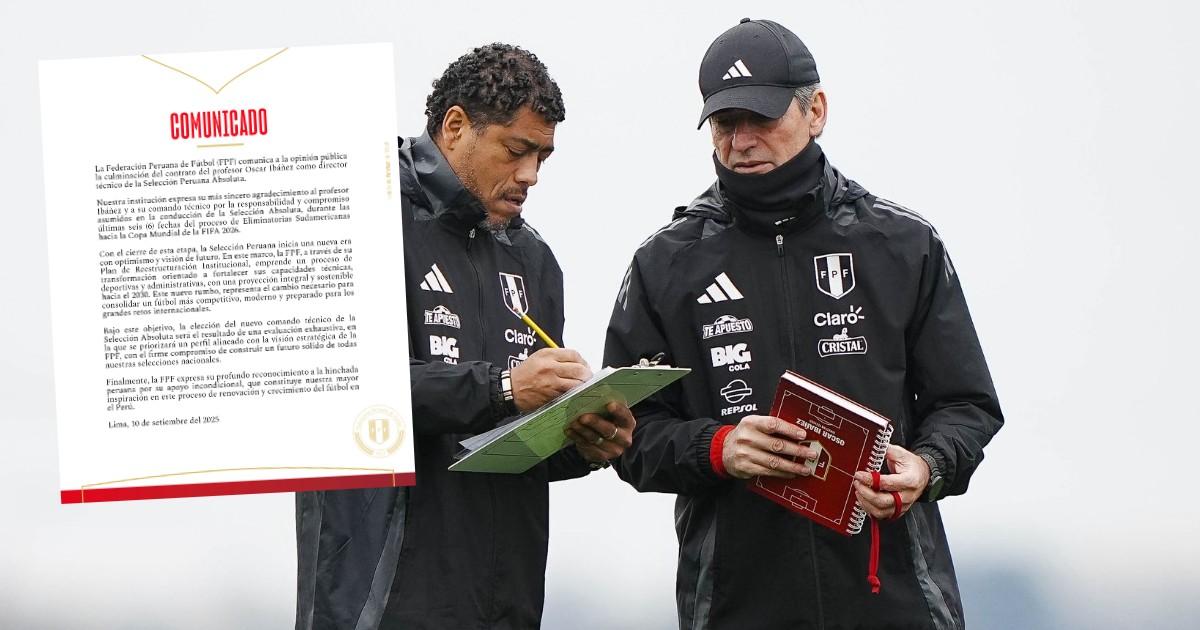 ES OFICIAL: Oscar Ibáñez dejó de ser el técnico de la selección