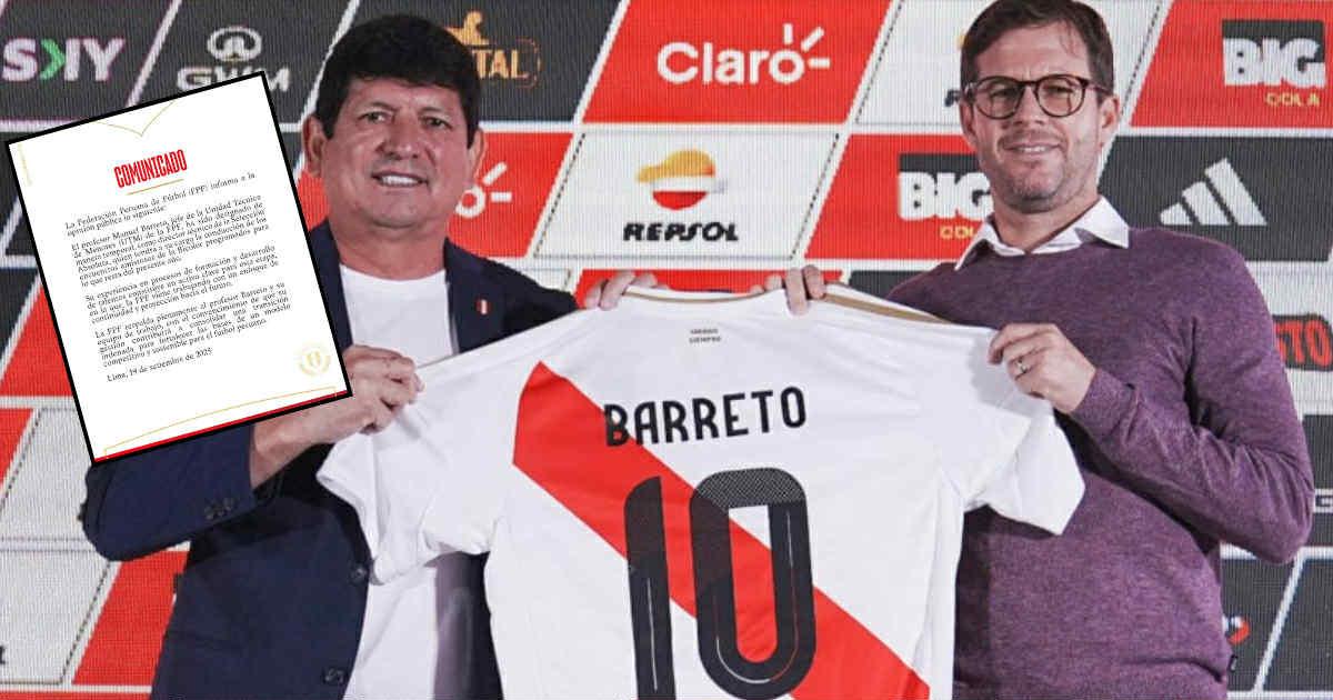 Manuel Barreto será el entrenador de la selección peruana por el resto del año