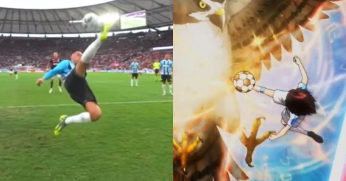 (VIDEO) Gremio elogió la salvada de Noriega al estilo de los "Supercampeones"