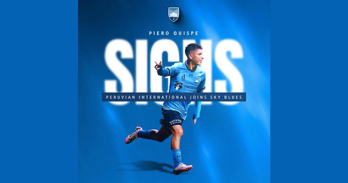 (VIDEO) ¡Es oficial! Piero Quispe es nuevo jugador de Sydney FC