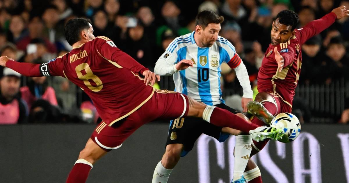 (VIDEO | FOTOS) Argentina goleó 3-0 a Venezuela con doblete de Lionel Messi 