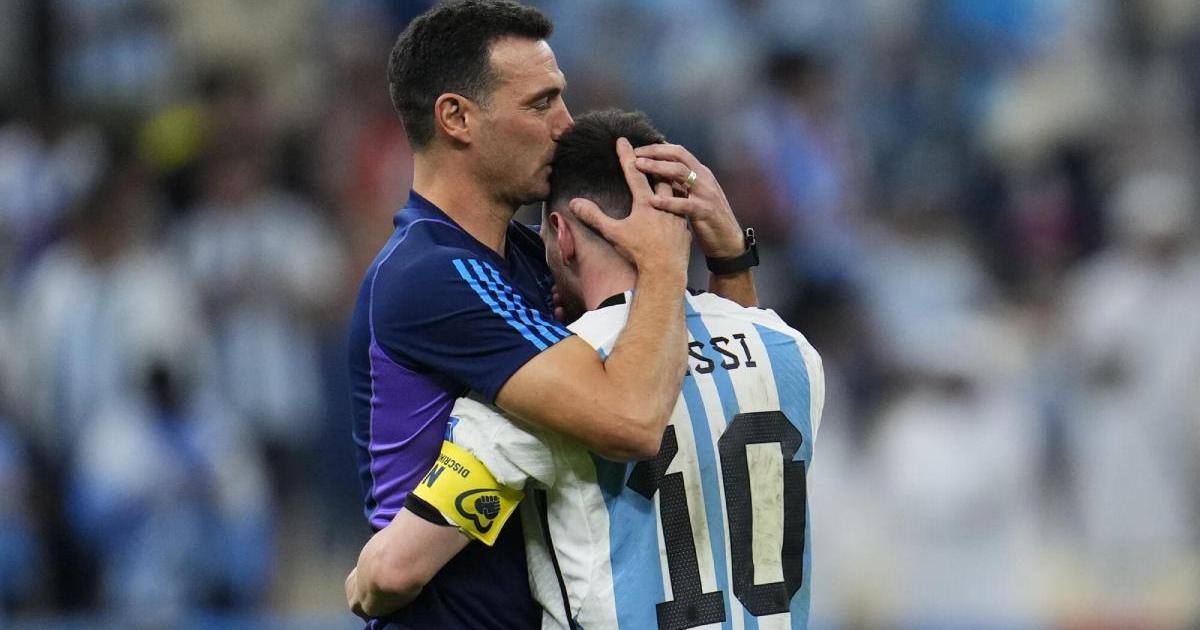 Scaloni: "No habrá heredero de Messi, él es inigualable"