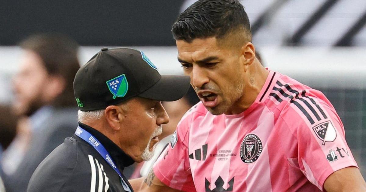 Luis Suárez fue suspendido 6 juegos por escupir en la Leagues Cup