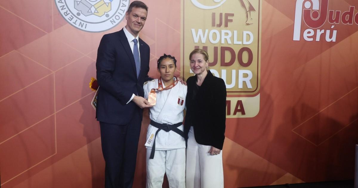 Brillith Gamarra logró medalla histórica para el Perú en el Grand Prix de Judo