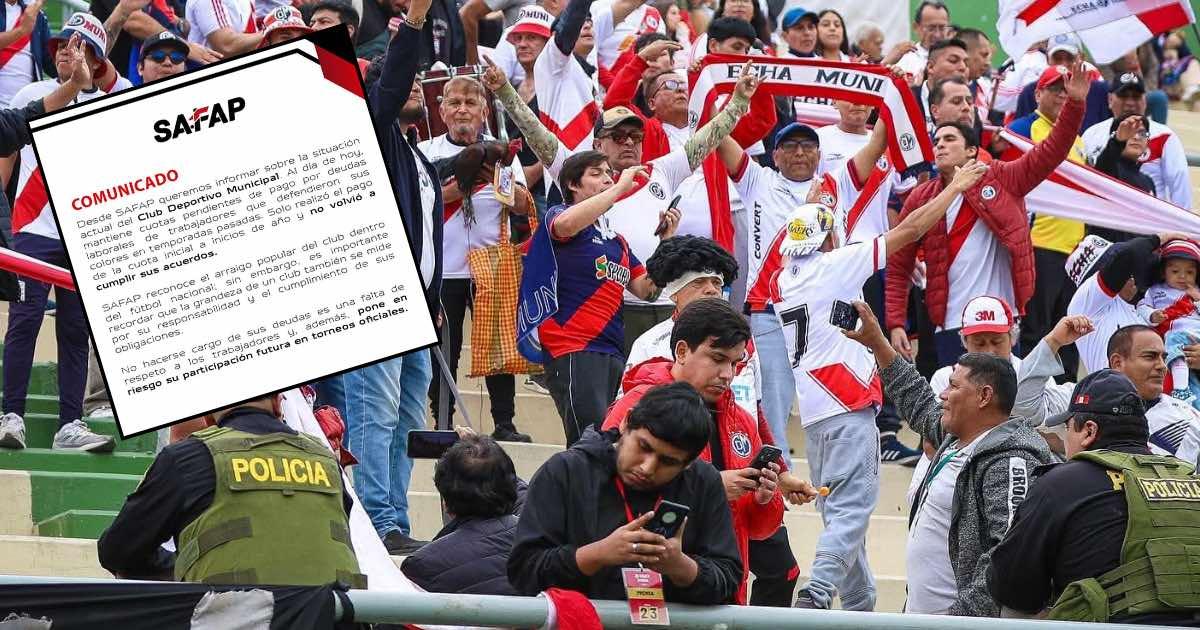 ¡Fuerte advertencia! SAFAP denunció que Municipal mantiene deudas con exjugadores