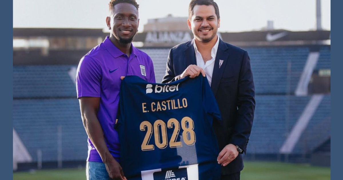(FOTOS) Alianza Lima anunció la renovación de Eryc Castillo hasta el 2028