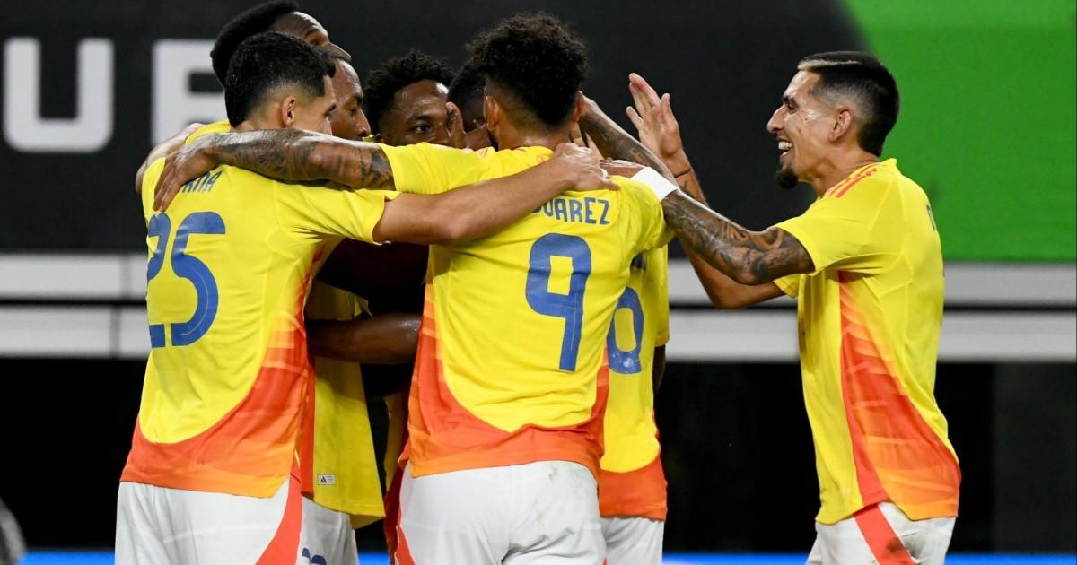 Colombia goleó por 4-0 a México en amistoso