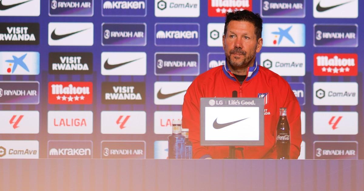 Simeone: "No tenemos regularidad fuera de casa"
