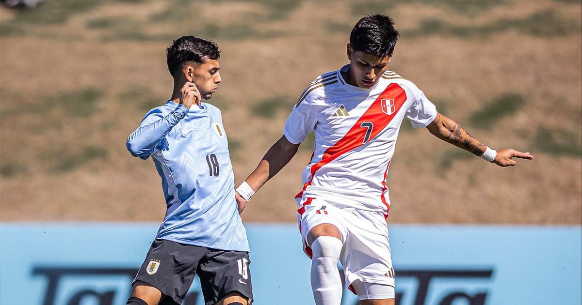 (FOTOS) Selección peruana Sub 18 se impuso por 1-0 a Uruguay en amistoso