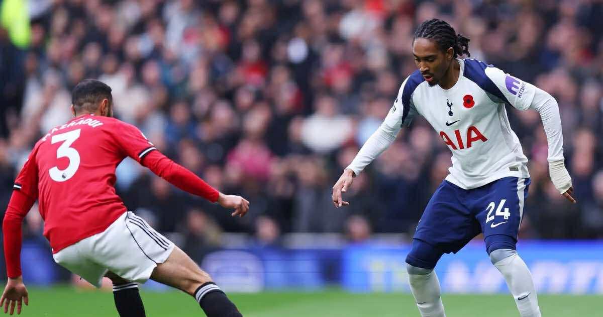 Manchester United rescató un empate agónico ante Tottenham por la Premier League