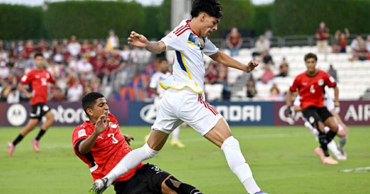 Venezuela y Egipto empataron 1-1 en el Mundial Sub 17 de Qatar