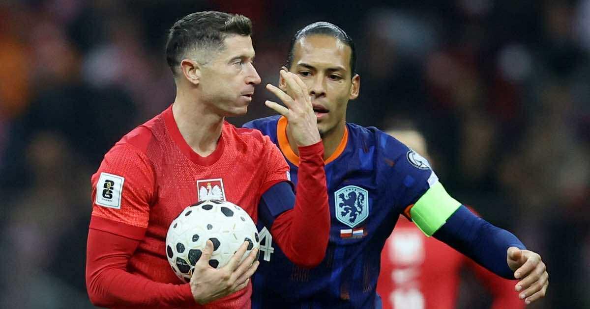 ¡Se repartieron los puntos! Polonia igualó 1-1 con Países Bajos