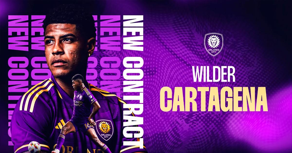 Wilder Cartagena renovó contrato con Orlando City hasta 2026