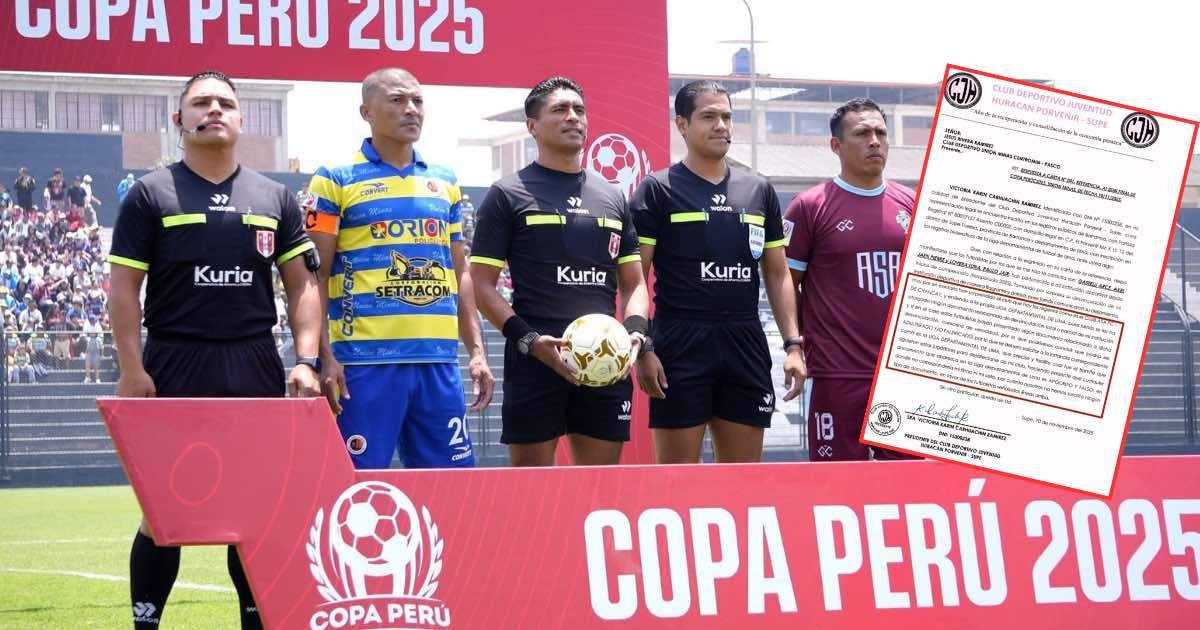 Huracán Porvenir niega haber autorizado salida de jugadores señalados en reclamo de Unión Minas