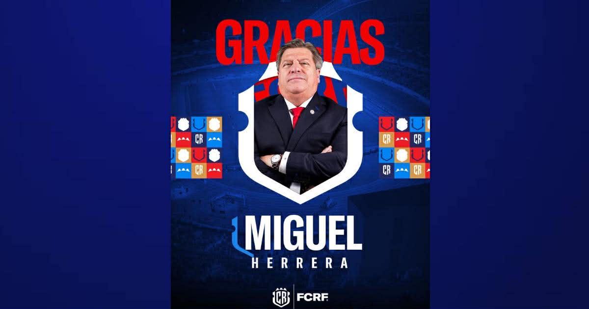 Caía de maduro: Miguel Herrera dejó de ser DT de Costa Rica tras fracaso en Clasificatorias