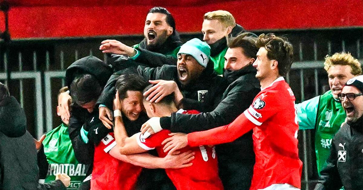 Austria selló su boleto al Mundial 2026 con empate ante Bosnia y Herzegovina