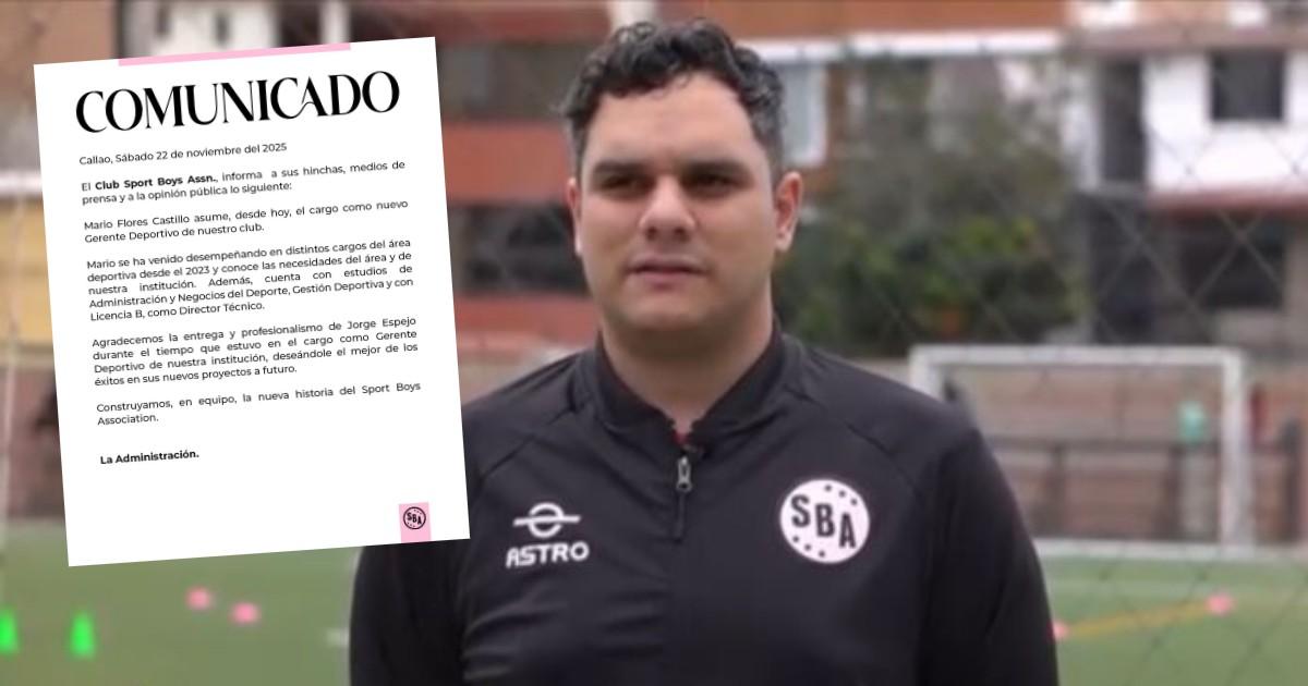 Sport Boys anunció a su nuevo Gerente Deportivo