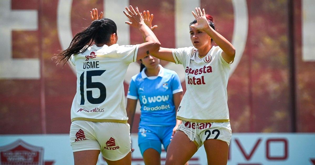 ¡Avalancha crema! Universitario goleó 6-0 a Cristal y es finalista de la Liga Femenina
