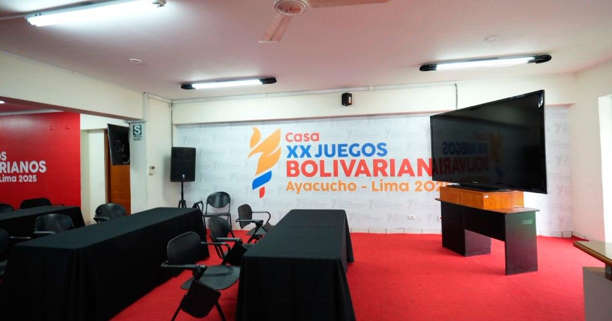 (FOTOS) IPD presenta la Casa de los XX Juegos Bolivarianos en La Videna