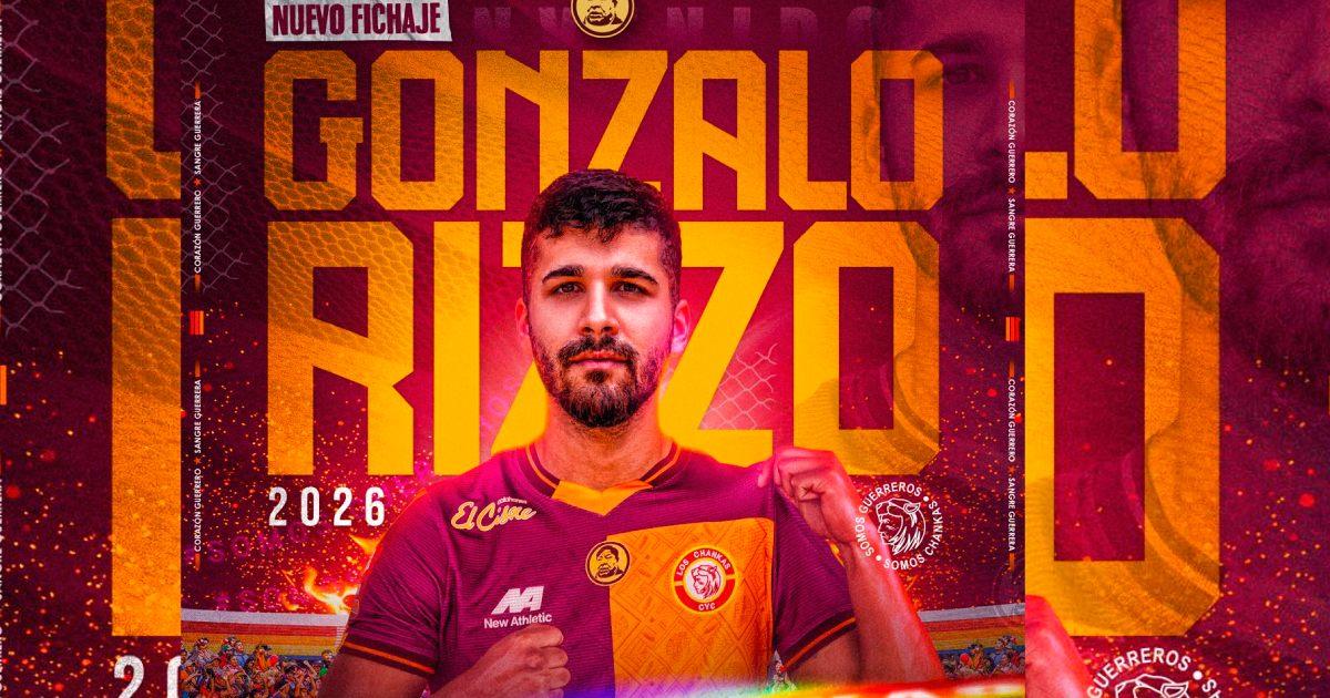 Los Chankas anunció la llegada de Gonzalo Rizzo 