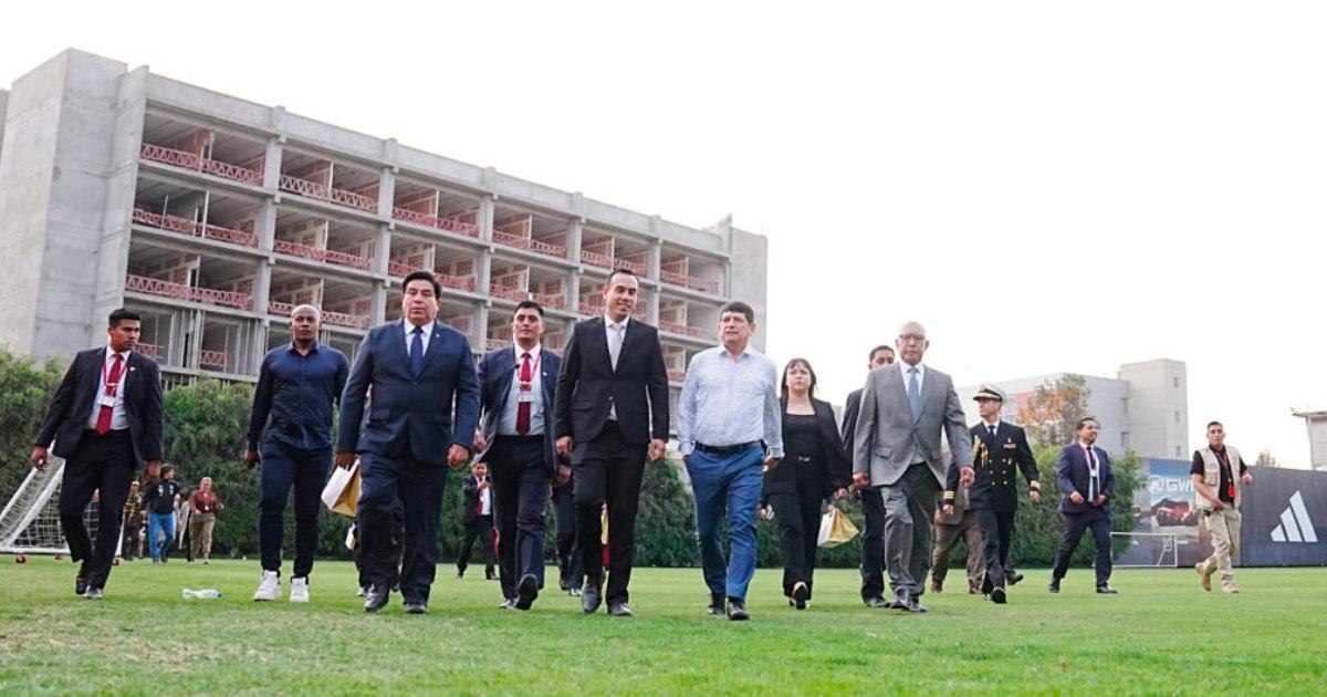 Presidente José Jerí visitó instalaciones de La Videna
